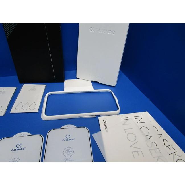 CASEKOO iPhone14 iPhone13 Pro 6.1インチ ガラスフィルム 2枚入り