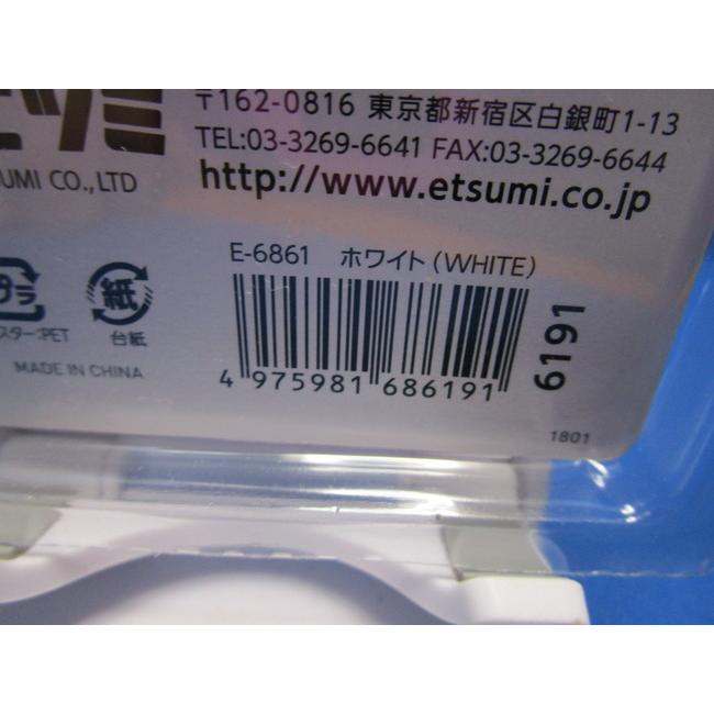 在庫処分 ETSUMI／エツミ 緊急時の予備●USB Type-C⇔USB 2A ケーブル 20cm  キーホルダ−型 ホワイト |  | 07