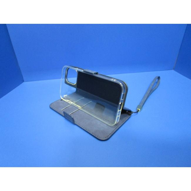 在庫処分 SIMPLE SUEDE iPhone12mini (5.4インチ)  手帳型 ケース  ブルー 上品質PUレザー  ストラップ付属 スタンド機能 カードポケット |  | 09