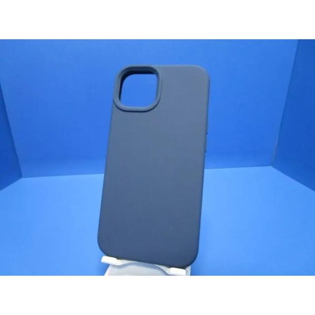OTOFLY iPhone 13 ケース  ソフト タッチ シリコンケース  薄型 超軽量 指紋防止 全面保護 耐衝撃カバー  画面レンズ保護 カラー ネイビー | 