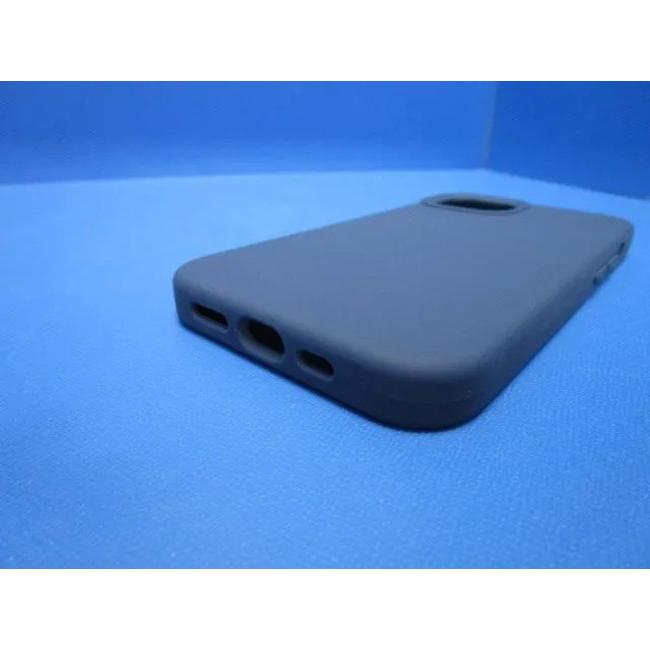 OTOFLY iPhone 13 ケース  ソフト タッチ シリコンケース  薄型 超軽量 指紋防止 全面保護 耐衝撃カバー  画面レンズ保護 カラー ネイビー |  | 03