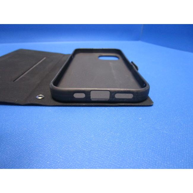 MSソリューションズ iPhone 15 iPhone 14 スリム 薄型・軽量PUレザー サフィアーノ調 手帳型 ケース BOOK SLIM＆LITE  ブラック |  | 04