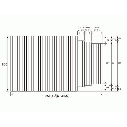 【フタ】 パナソニック 風呂フタ 1400MAカラーフタ [本体厚み13.5mm] ホワイト サイズ 1335×800 片端段付型 正規品保証