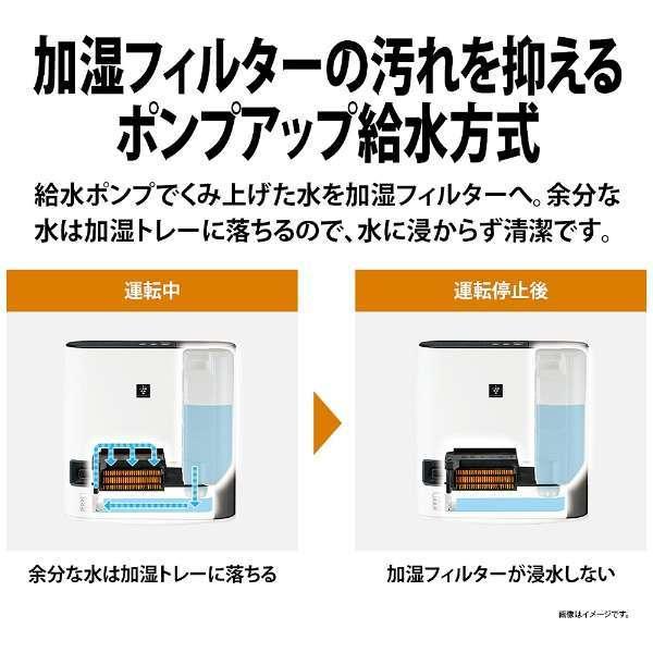 SHARP（シャープ） 加湿付電気ファンヒーター ブラウン系 HX-PK12-T