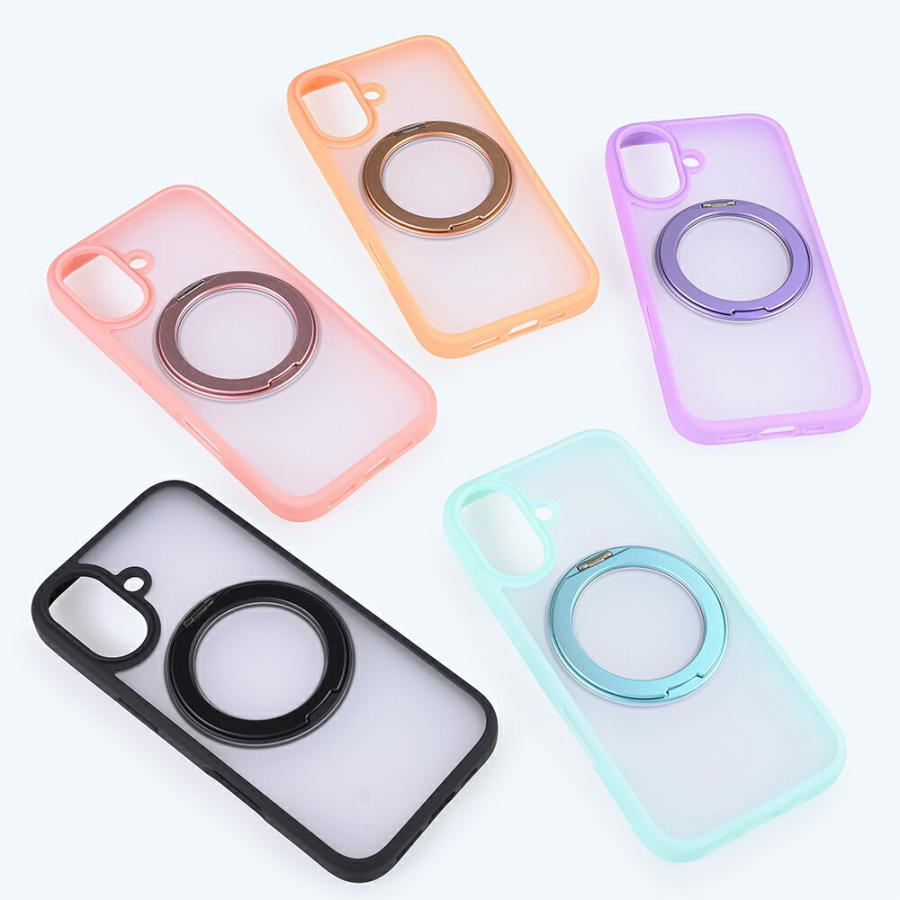 iPhone17 ケース クリア リング マット 透明 耐衝撃 おしゃれ シンプル ソフト アイフォン17 かわいい 可愛い かっこいい 半透明 スタンド カメラ保護 |  | 06