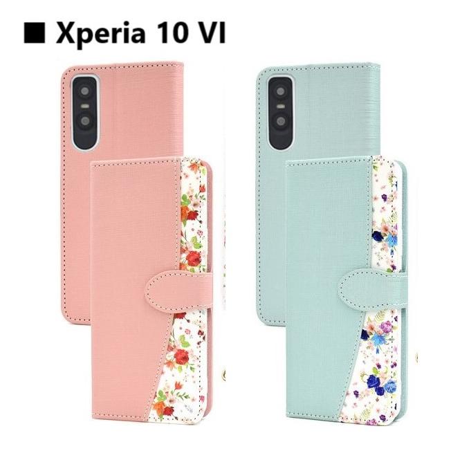 xperia 10 vii v iv ケース 手帳型 1v スマホケース 花柄 ストラップ so-52f sog16 a502so sog11 so-52d a302so so-52e sog14 手帳 エクスペリア10 かわいい |  | 07