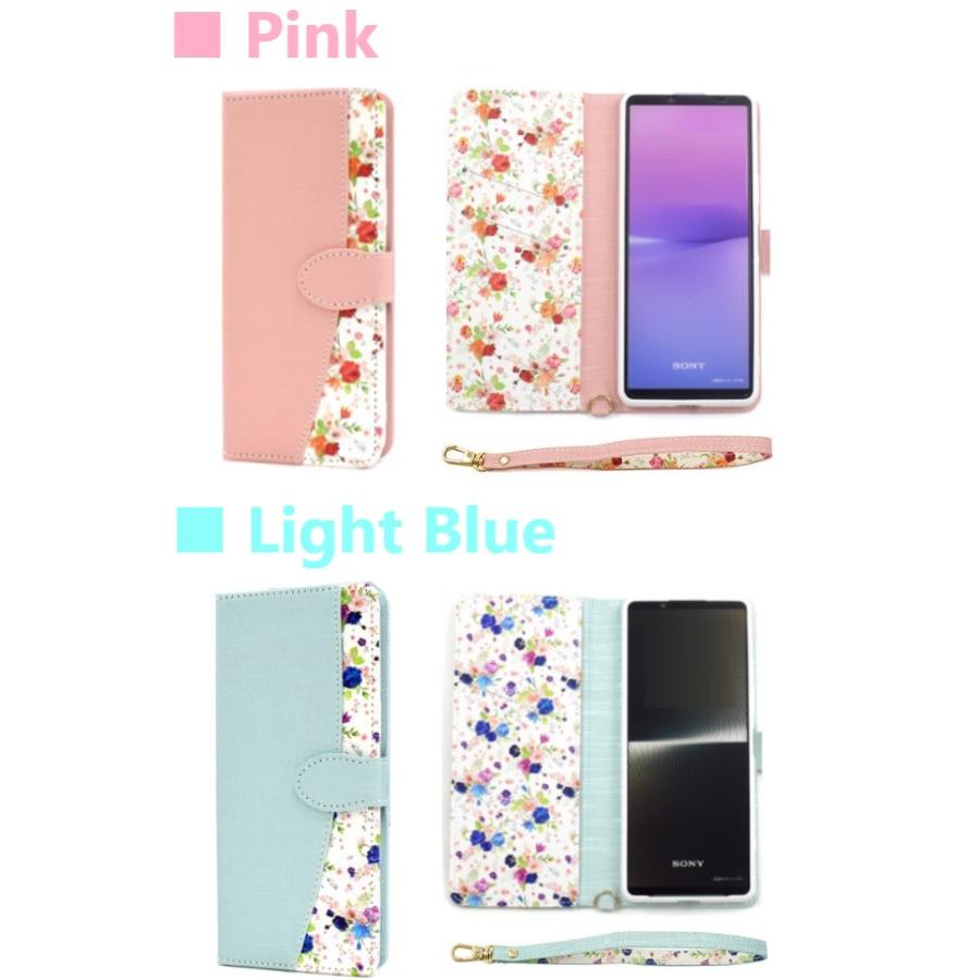 xperia 10 vii v iv ケース 手帳型 1v スマホケース 花柄 ストラップ so-52f sog16 a502so sog11 so-52d a302so so-52e sog14 手帳 エクスペリア10 かわいい |  | 10