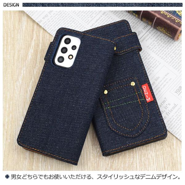 galaxy a53 ケース 手帳型 デニム デニムケース sc-53c scg15 手帳型ケース galaxya53 5g sc53c 手帳ケース ギャラクシーa53 可愛い ブルー ネイビー 青 |  | 01