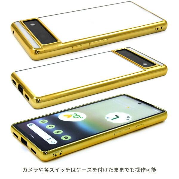 google pixel 6a ケース クリア ソフトケース カバー 可愛い グーグルピクセル6a かわいい ストラップホール スマホケース ゴールド シルバー ピンク 透明 |  | 01