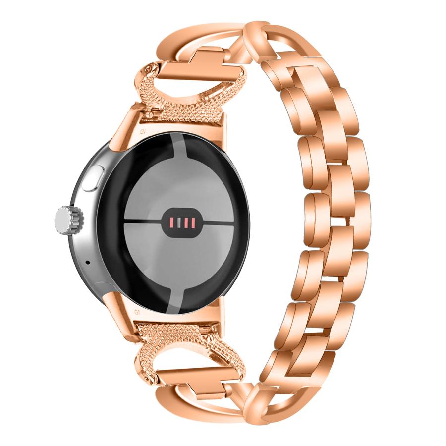 google pixel watch 2 バンド ステンレス レディース キラキラ 高級感