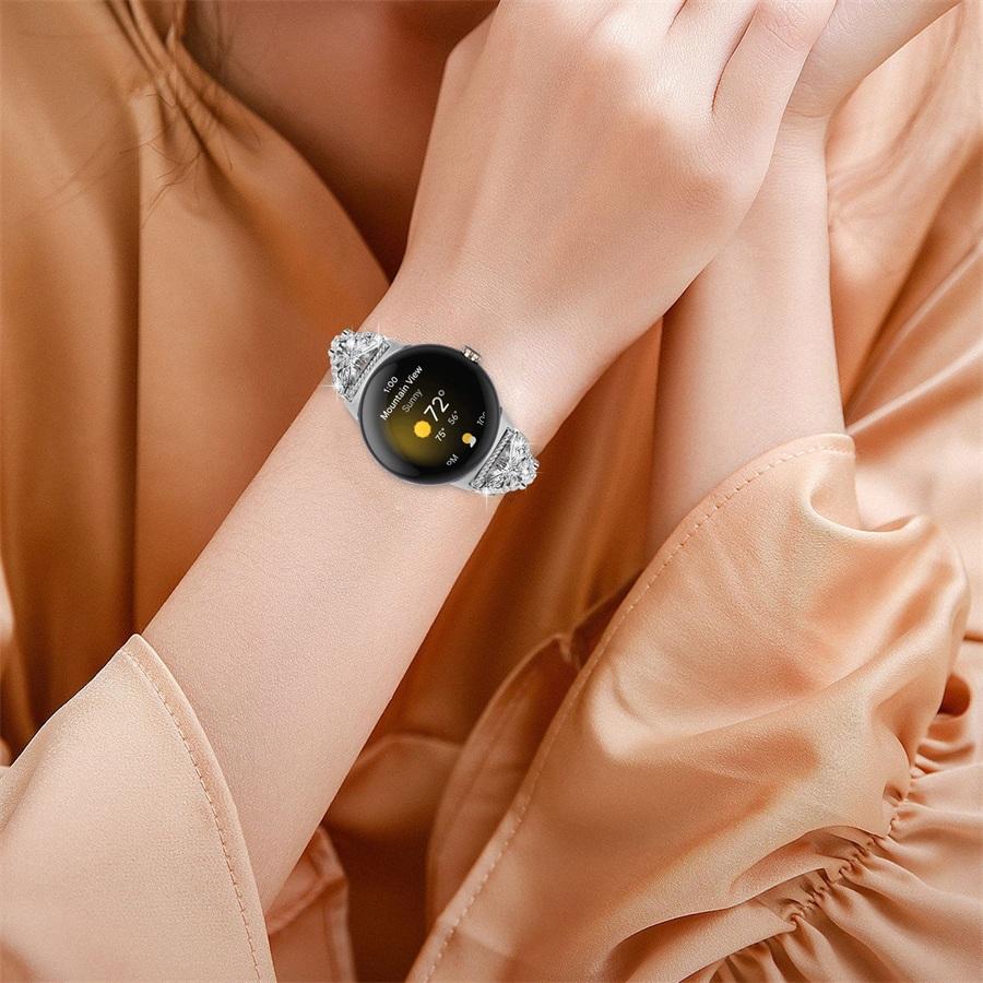 Google Pixel Watch 2 バンド ステンレス レディース ピクセルウォッチ 交換バンド Google Pixel Watch バンド キラキラ ラインストーン 高級感 サイズ調節可能｜sumaho-shop｜19