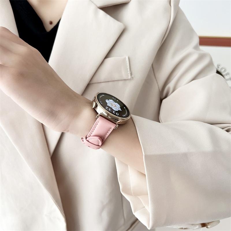 Huawei Watch GT4 バンド 本革製 ファーウェイ ウォッチ 交換用 腕時計