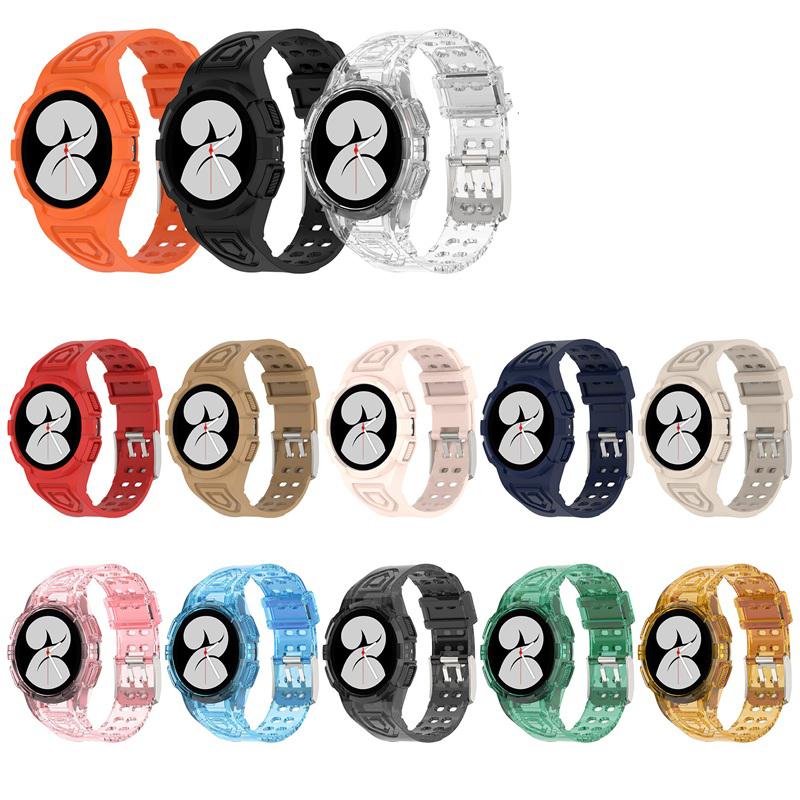 Galaxy Watch6 バンド ケース一体型 40mm 44mm Watch 6 ベルト 交換 