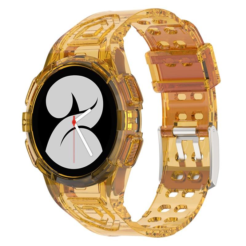 Galaxy Watch6 バンド ケース一体型 40mm 44mm Watch 6 ベルト 交換 