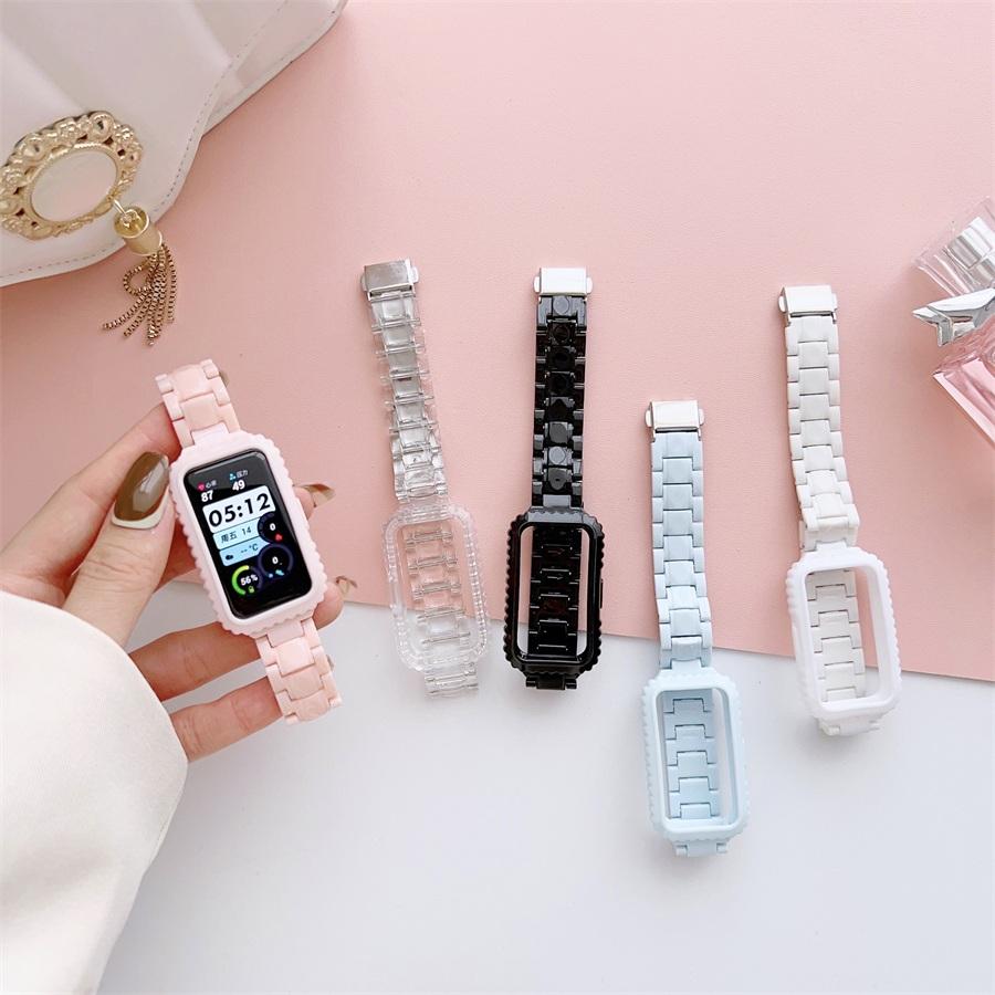 送料込 新品★HUAWEI Band 8 本体 換えベルト + 保護ケース Huawei band8 バンド ファーウェイ バンド8 保護ケース 一体型 樹脂