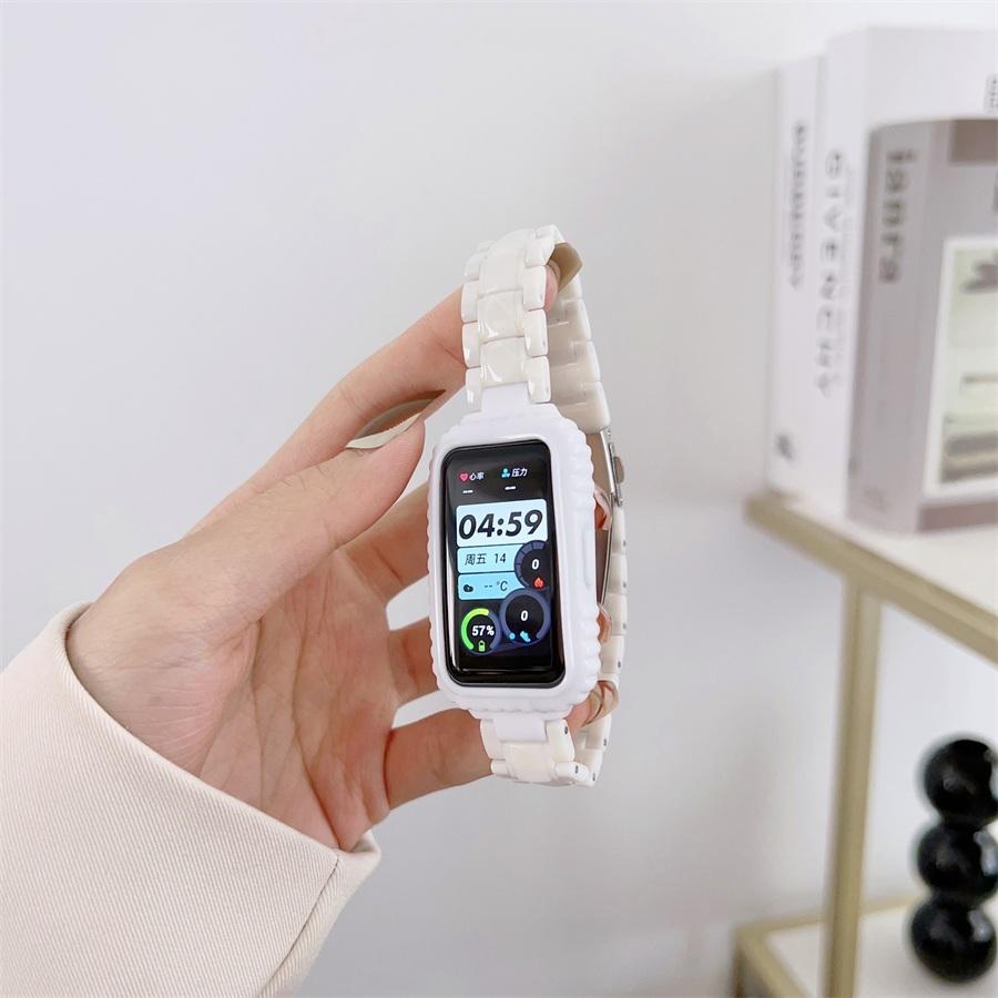 送料込 新品★HUAWEI Band 8 本体 換えベルト + 保護ケース Huawei band8 バンド ファーウェイ バンド8 保護ケース 一体型 樹脂