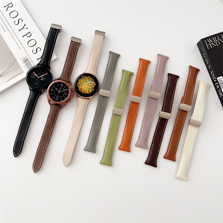 Huawei Watch GT2 バンド 本革 マグネット Huawei Watch GT3 Pro  