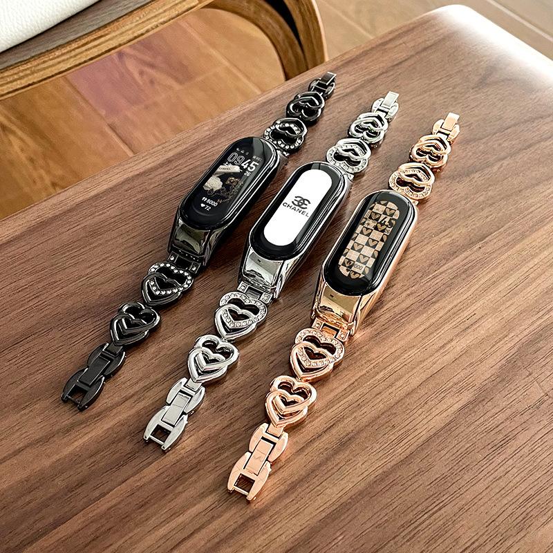 xiaomi smart band 8 バンド ステンレス製 Xiaomi Mi 7 ケース一体型