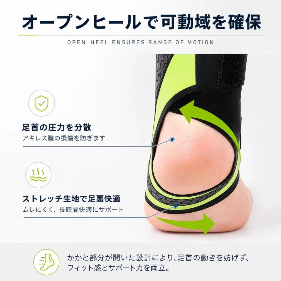 足首サポーター 足首固定 サッカー 2枚セット サポーター 簡単装着