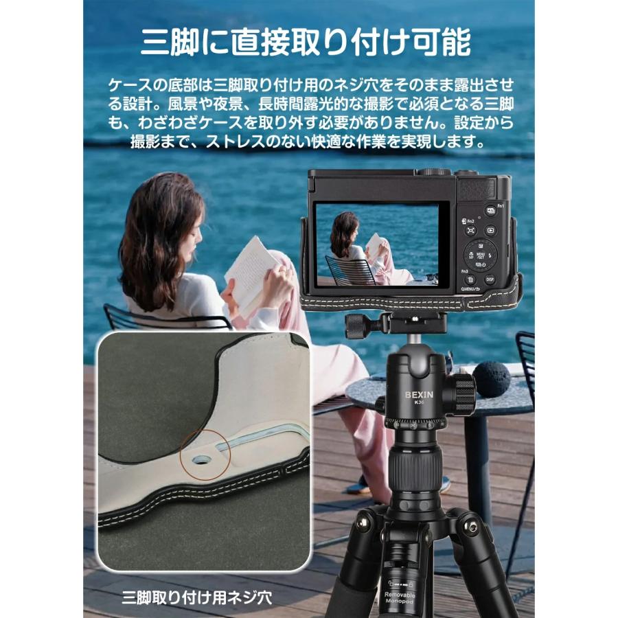 Panasonic Lumix DC-ZS99/TZ99 専用 ケース カメラ用全面保護カバー PU