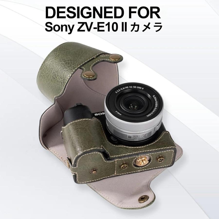 SONY 10倍ズーム 専用カバー付 スマホ取付可 カメラ Amazon.co.jp: kinokoo for VLOGCAM ZV-E10 II ケース、SONY ミラー