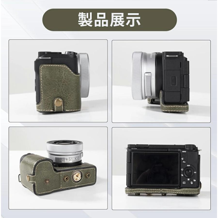 SONY zve10ホワイト レザーケース付き Amazon.co.jp: kinokoo for VLOGCAM ZV-E10 II ケース、SONY ミラー