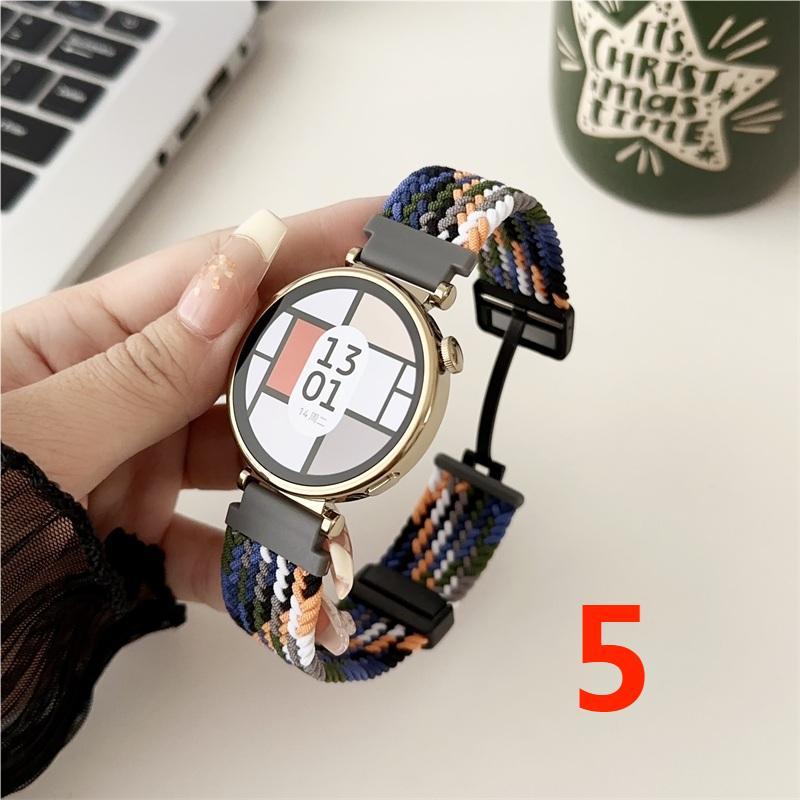 Huawei Watch GT4 バンド ナイロン マグネット 磁気バックル