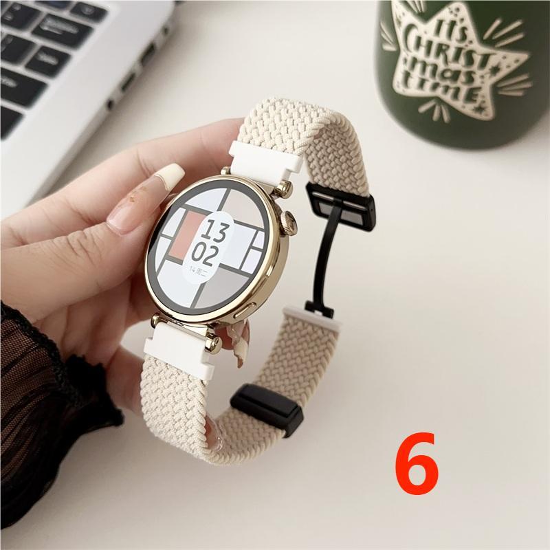 Huawei Watch GT4 バンド ナイロン マグネット 磁気バックル