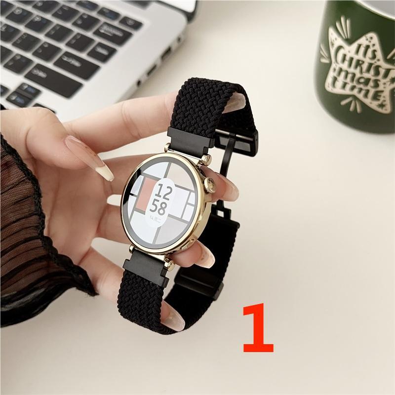 Huawei Watch GT4 バンド ナイロン マグネット 磁気バックル ファー