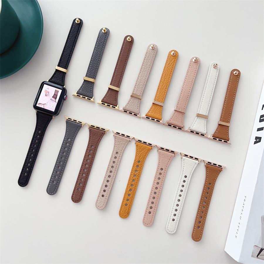 Apple watch バンド 本革 レディース メンズ アップルウォッチ series8