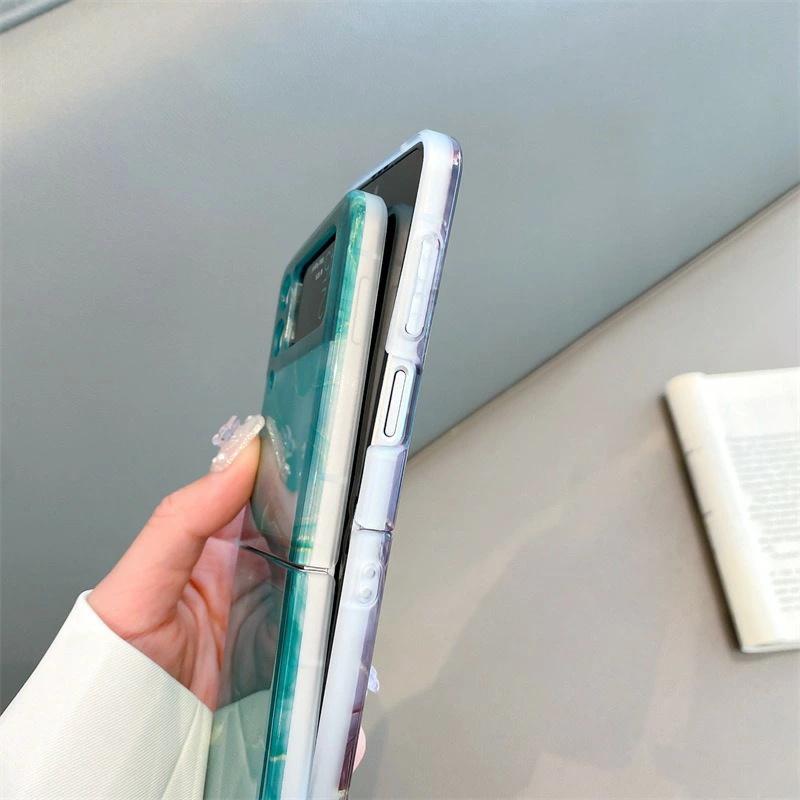 galaxy z flip4 ケース 韓国 折りたたみスマートフォン flip3