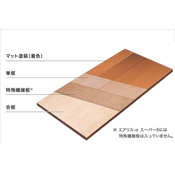 朝日ウッドテック エアリス-α ネダレス HLBF L-45 ドライベージュ色 HLBFA2705L4S