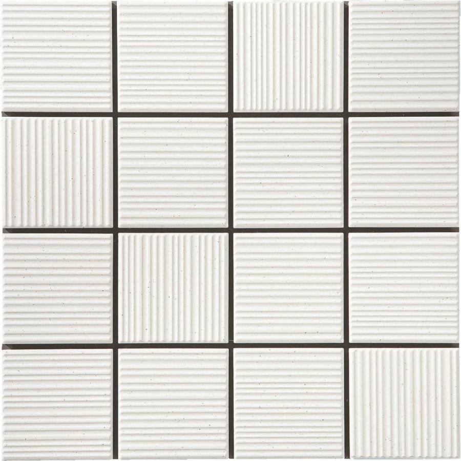 名古屋モザイク 外壁タイル エステア 75角筋面 [紙貼り] 18シート/箱