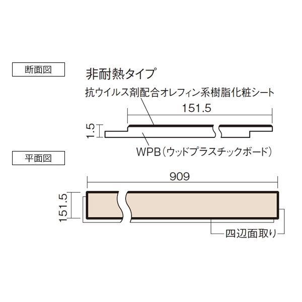 Panasonic（パナソニック） Panasonic 1.5mm リフォーム フローリング