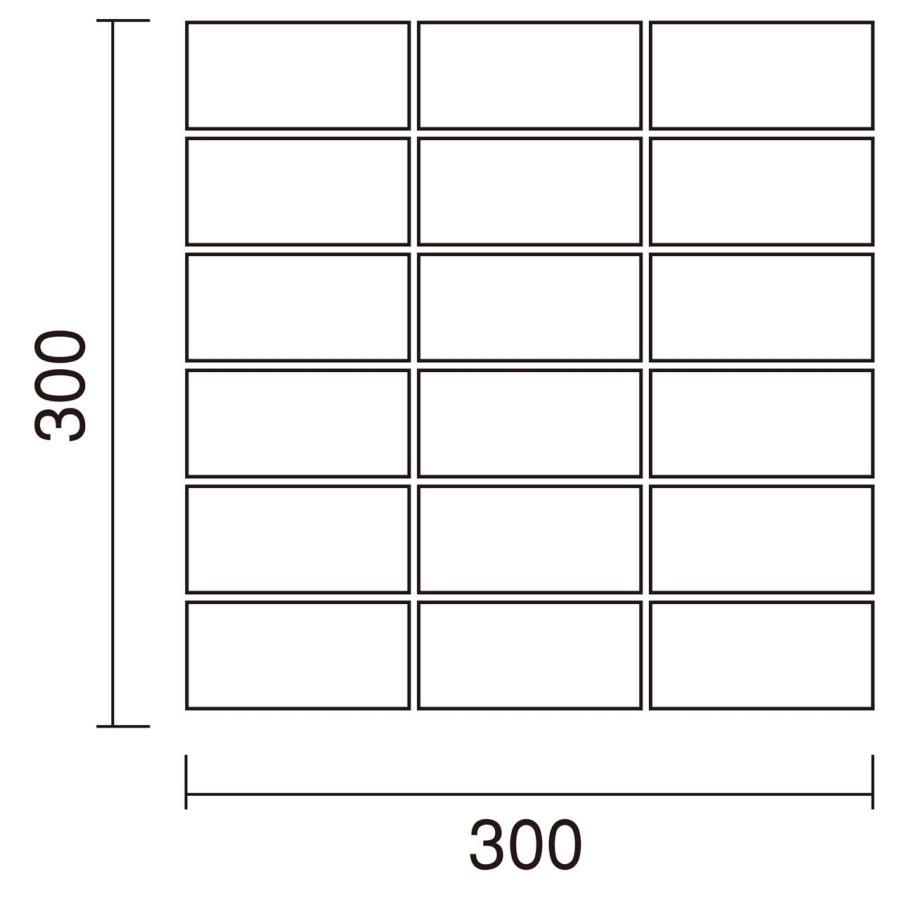 外壁タイル リージェル 50二丁特殊面 [紙貼り] 22シート/箱 RIG-502RU-100〜306 【ロッケル】