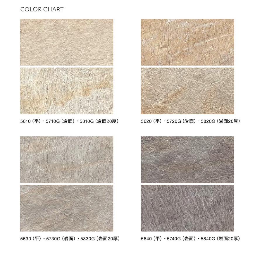 名古屋モザイク 床＆壁タイル カバラストン 600角平 3枚/箱 AON-X5610