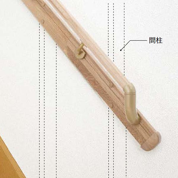 ウッドワン リフォーム用手すり 後付け用ベース材（集成オーク）長さ