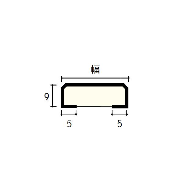 ウッドワン ドレタス サッシ見切り材 幅30mm 3700×30×9mm 10本入