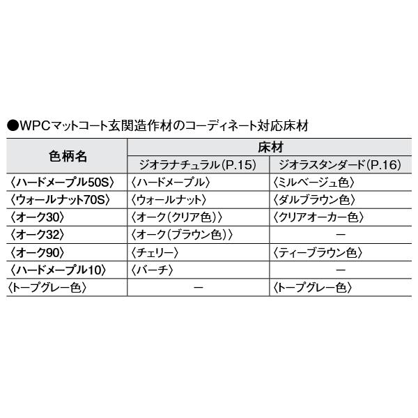 大建工業 WPCマットコート玄関造作材 上り框(L型) 長さ2950mm 1本入 YPZ23-13_3