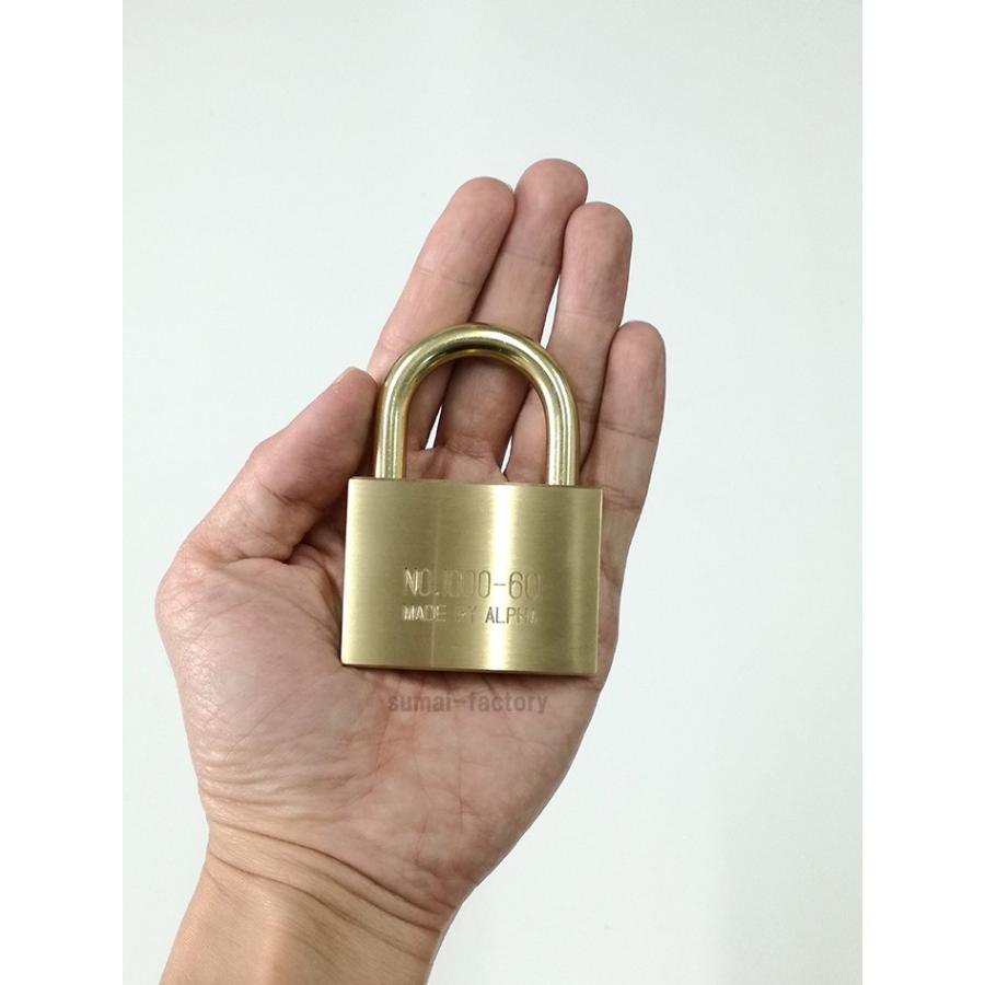 アルファ ALPHA 南京錠 1000-60mm 同一キー 40E0060 同鍵No 関西