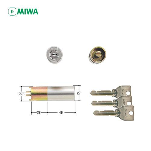 美和ロック MIWA U9シリンダー HPL-40.CY ST 36 扉厚33mm~36mm