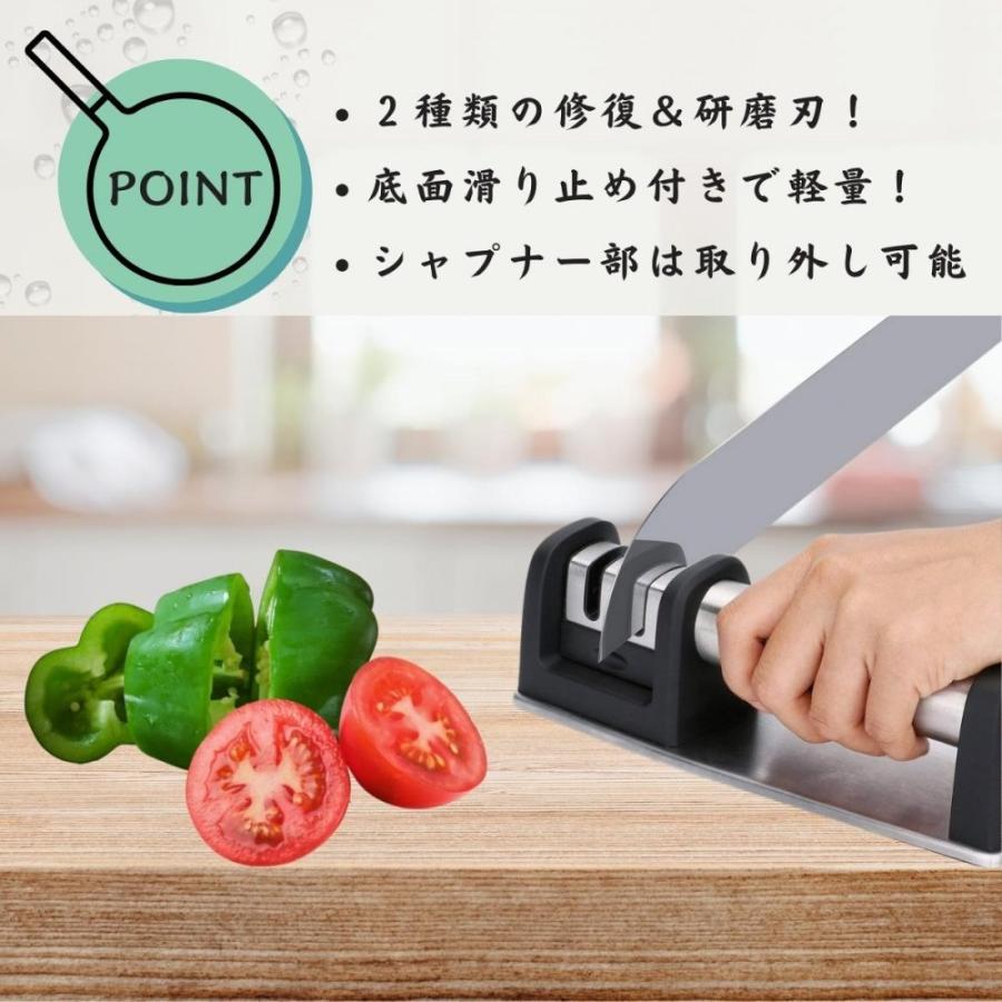 市場 コモライフ 研ぐ 家庭用包丁砥石 研ぎホルダー付 滑り止め台