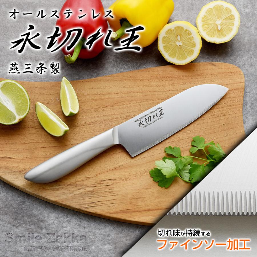 アーネスト（Arnest） 三徳包丁 永切れ王 オールステンレス 燕三条