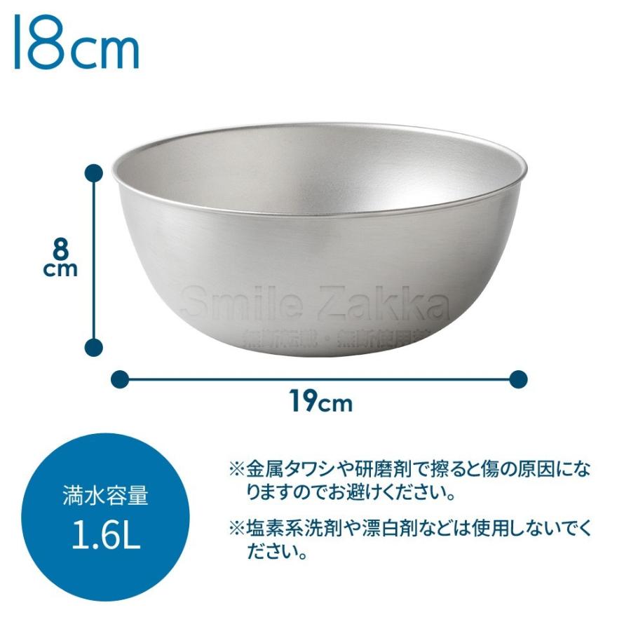 アーネスト（Arnest） ステンレスボウル18cm 「逸品物創」 新銀河