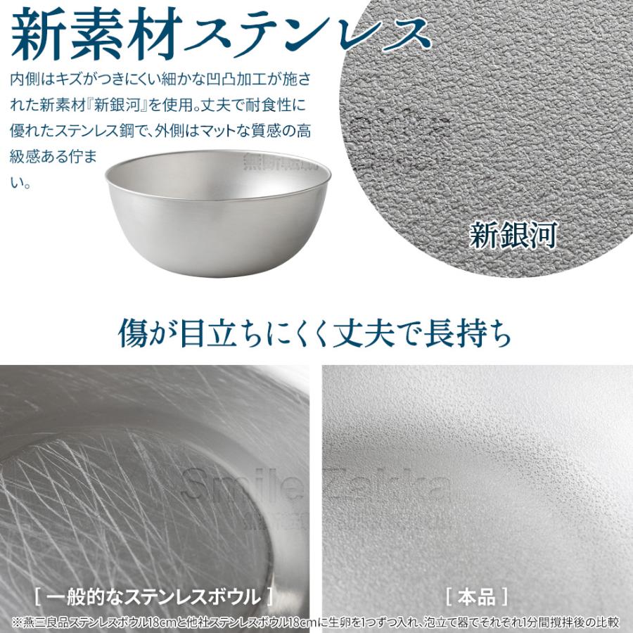 アーネスト（Arnest） ステンレスボウル21cm 「逸品物創」 新銀河