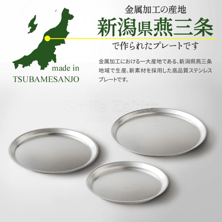 アーネスト（Arnest） ステンレスプレート24cm 「逸品物創」 新銀河