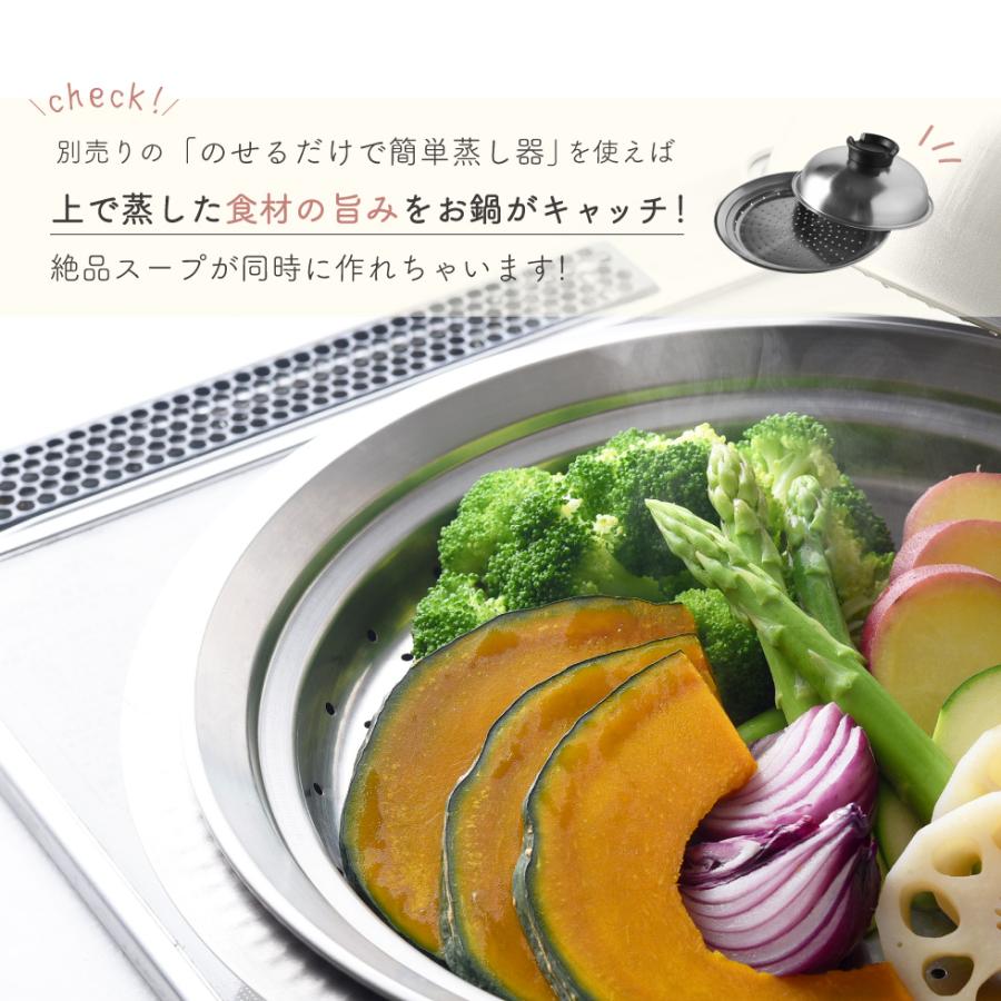 アーネスト（Arnest） とにかく洗いやすいステンレス卓上鍋 21cm 26cm
