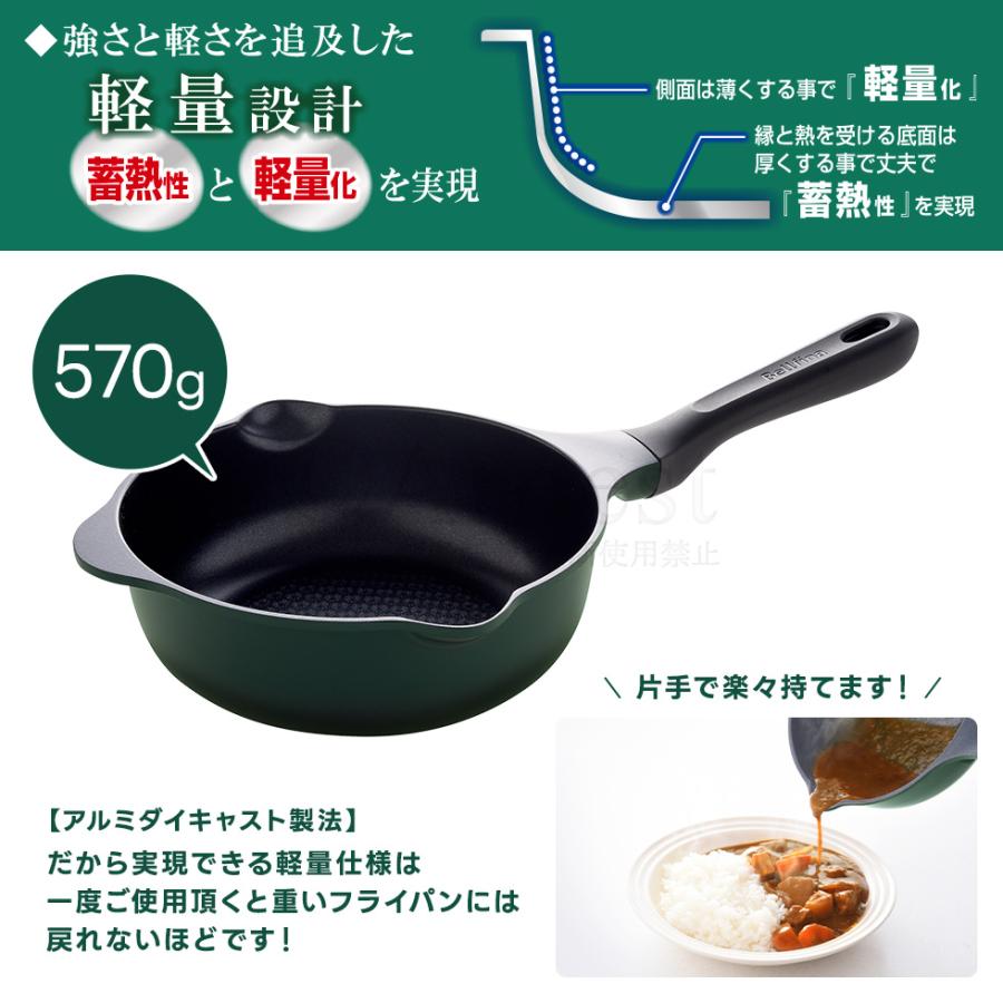 アーネスト（Arnest） フライパン 20cm 深型 マルチパン20cm