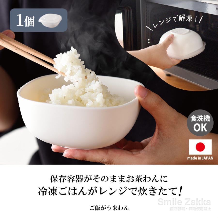 アーネスト（Arnest） 冷凍ごはん容器 1個 ホワイト 食洗機対応 電子