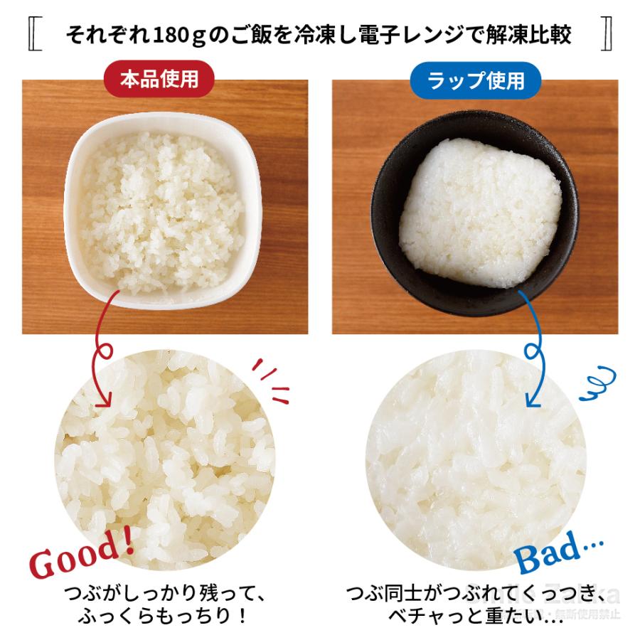 アーネスト（Arnest） 冷凍ごはん容器 1個 ホワイト 食洗機対応 電子